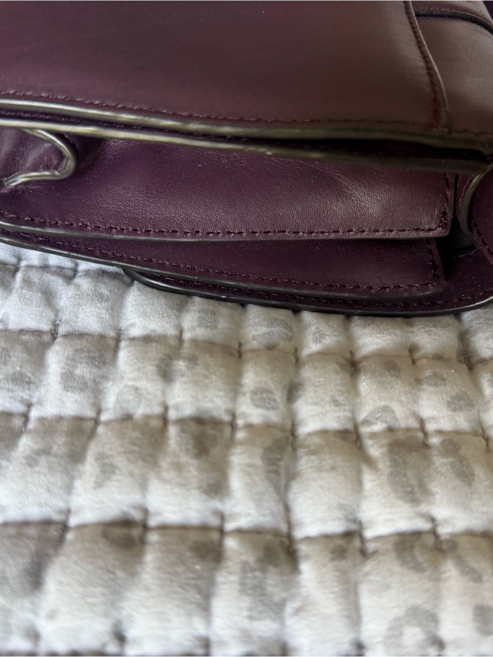 Rebecca Minkoff Deep Plum Leather Crossbody - Picture 7 of 10